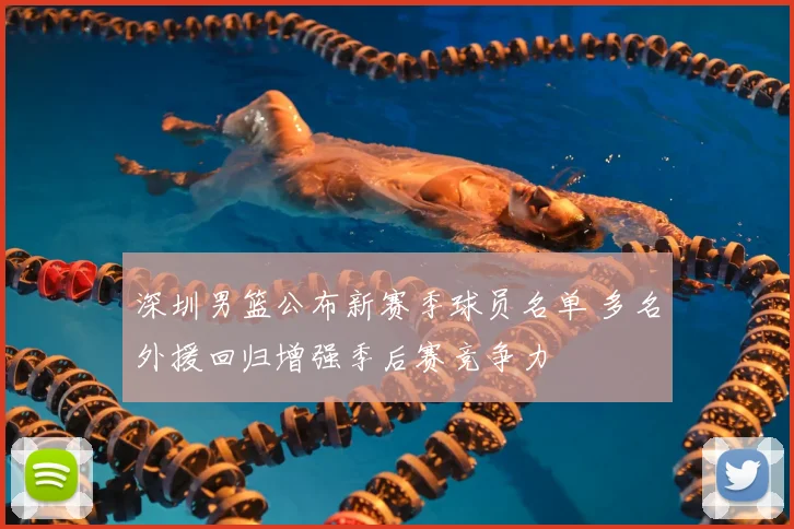 深圳男篮公布新赛季球员名单 多名外援回归增强季后赛竞争力